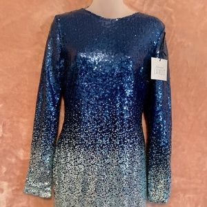 ReVamped La Nuit Sequin Backless Dress